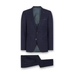 Remus - Lanito X-Slim 3 Piece Suit in Navy