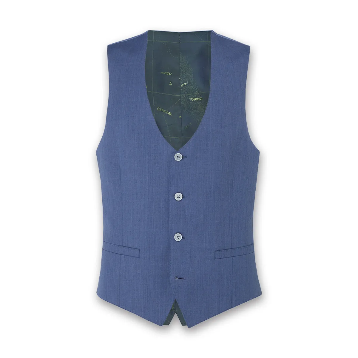 Remus - Lovati X-Slim 3 Piece Suit in Blue