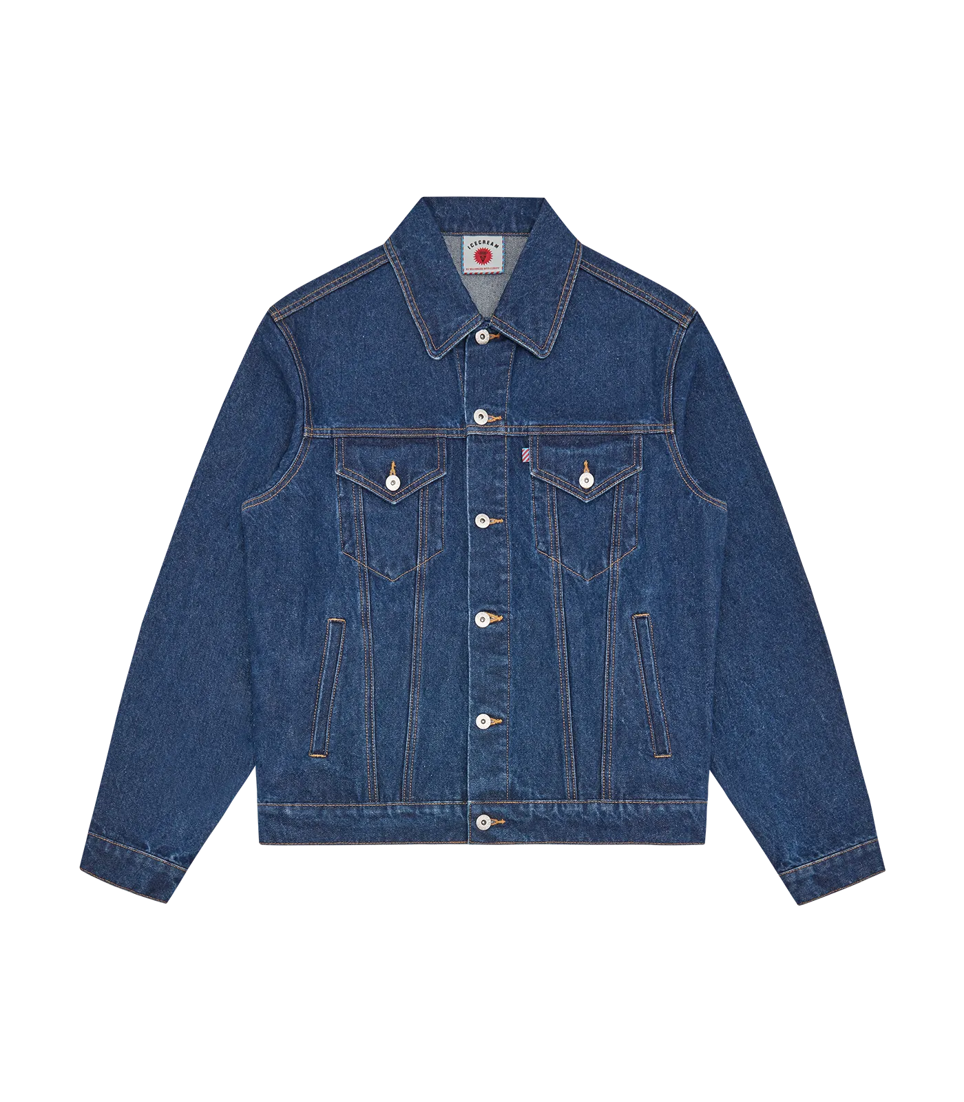 RUNNING DOG DENIM TRUCKER JACKET - INDIGO