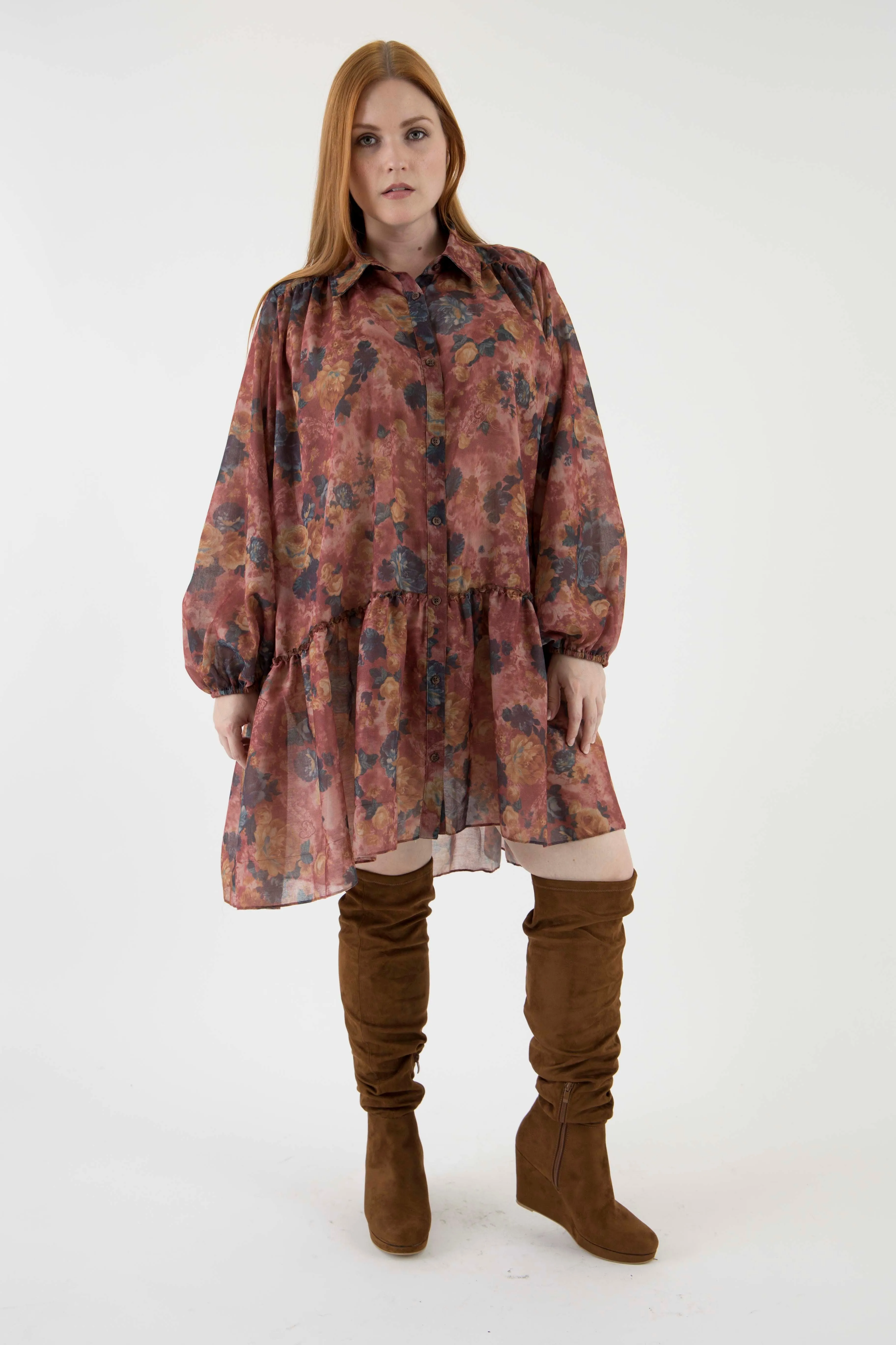 Sarah -  Cotton Voile Tunic