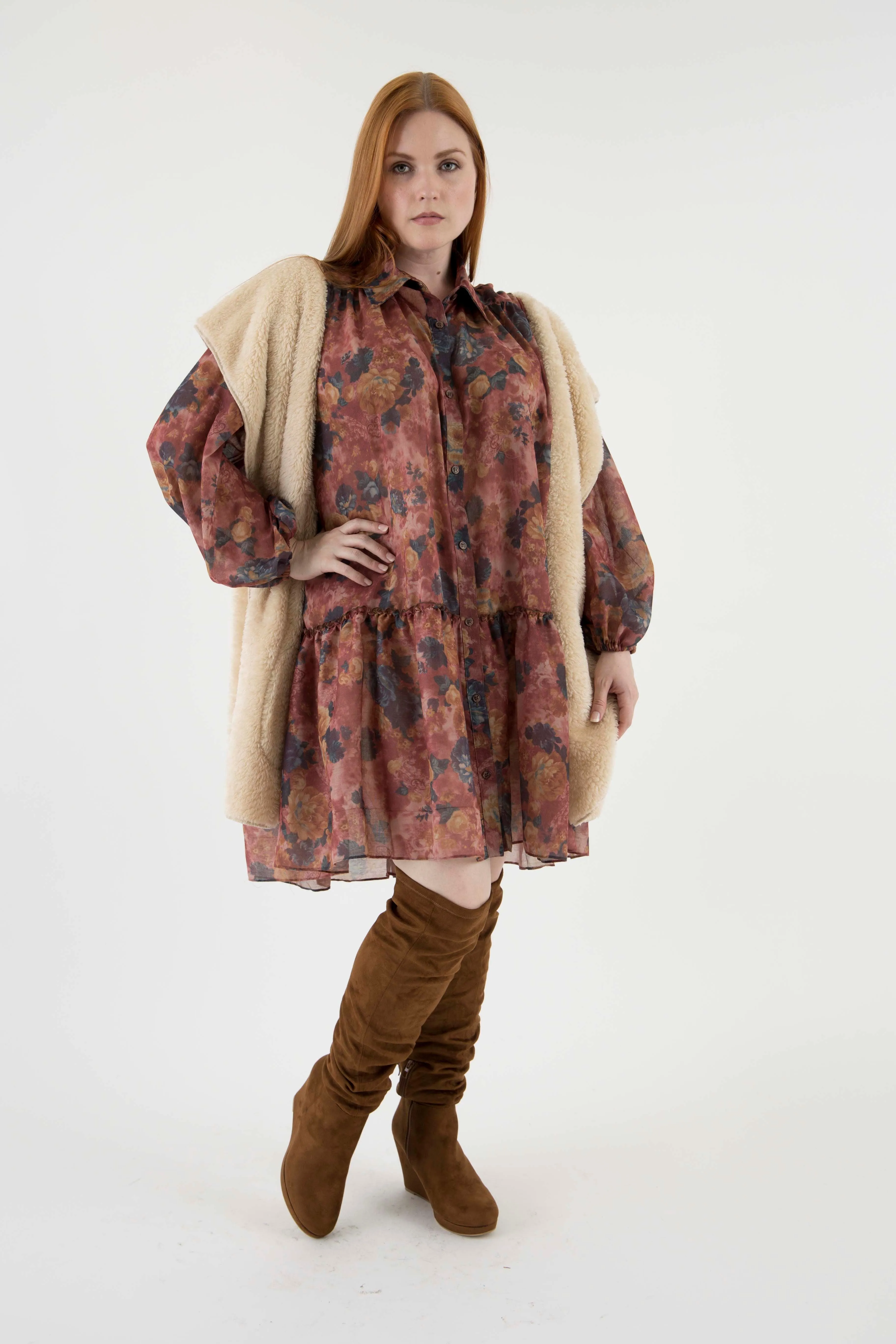 Sarah -  Cotton Voile Tunic