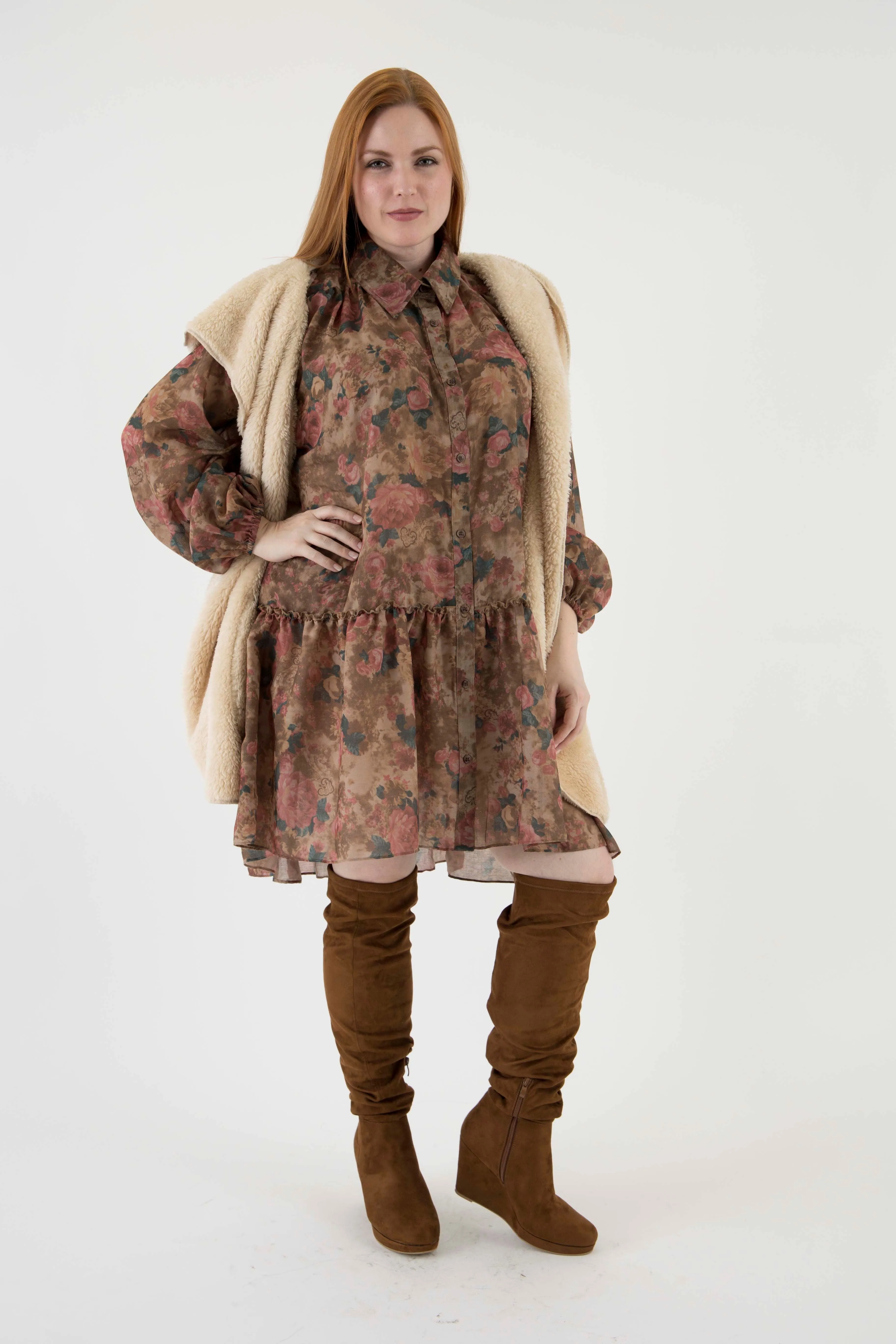 Sarah -  Cotton Voile Tunic