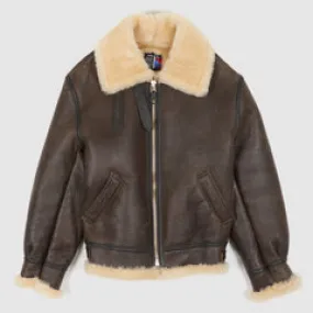 Schott B3 Shearling Bomber Jacket Made in USA