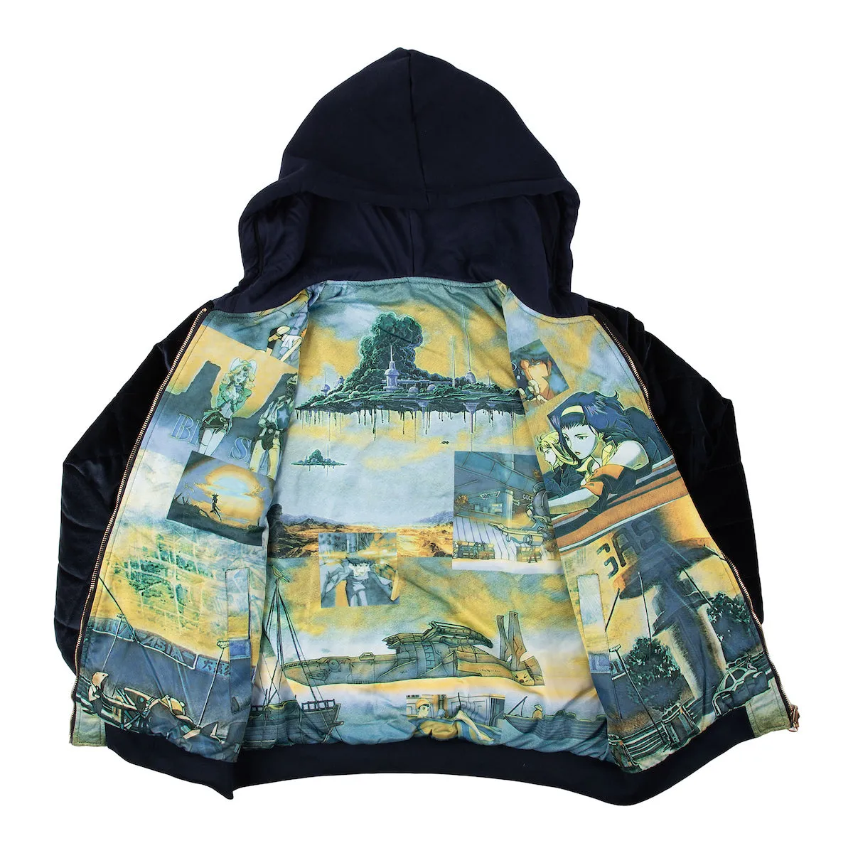 See You Space Cowboy Reversible Hooded Bomber Jacket