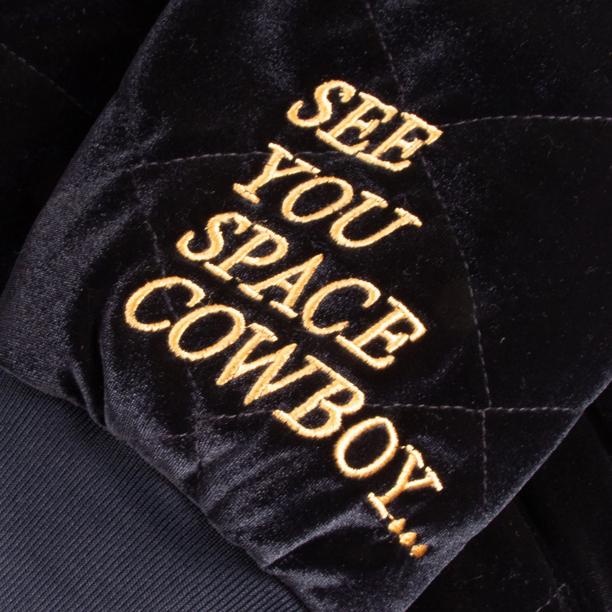 See You Space Cowboy Reversible Hooded Bomber Jacket