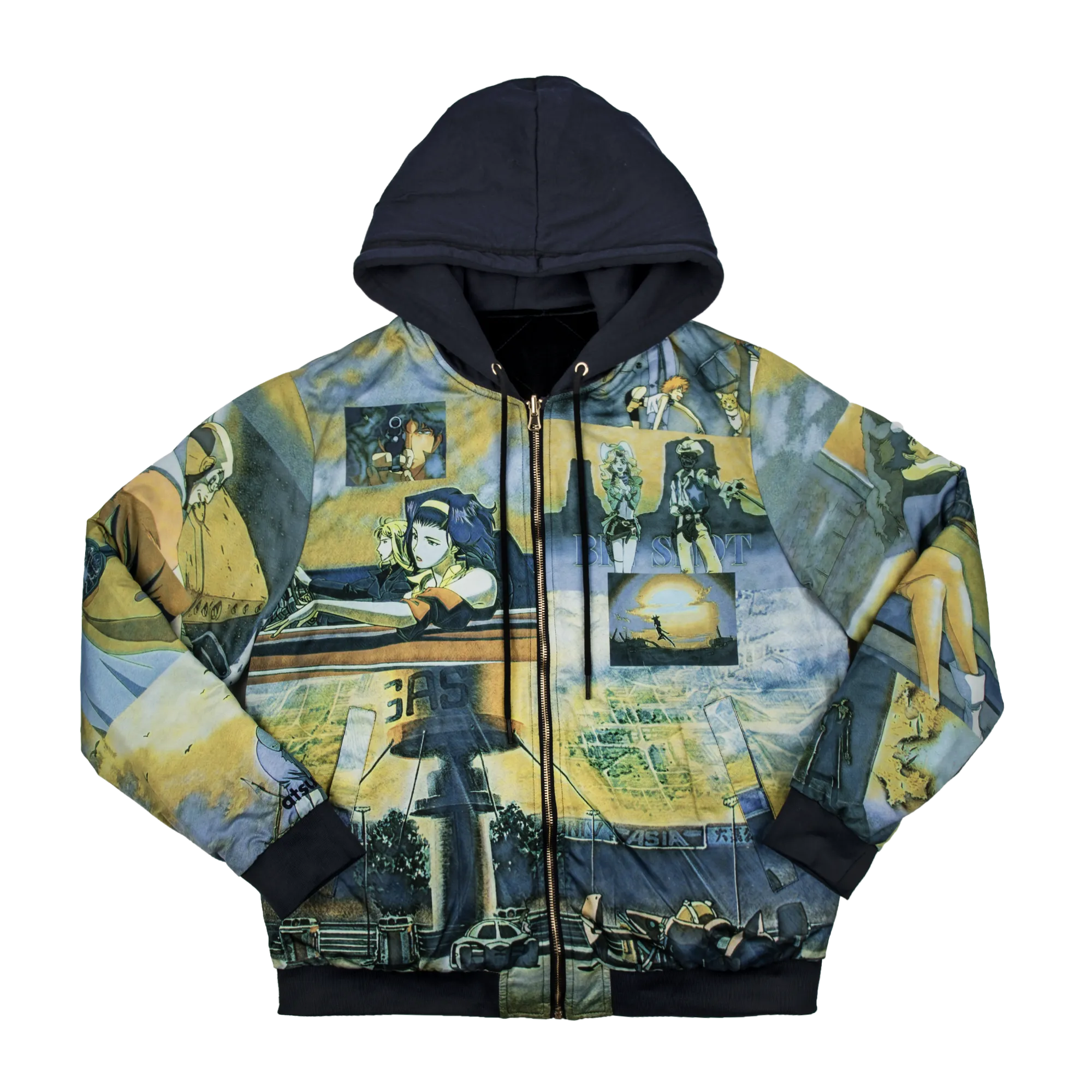 See You Space Cowboy Reversible Hooded Bomber Jacket