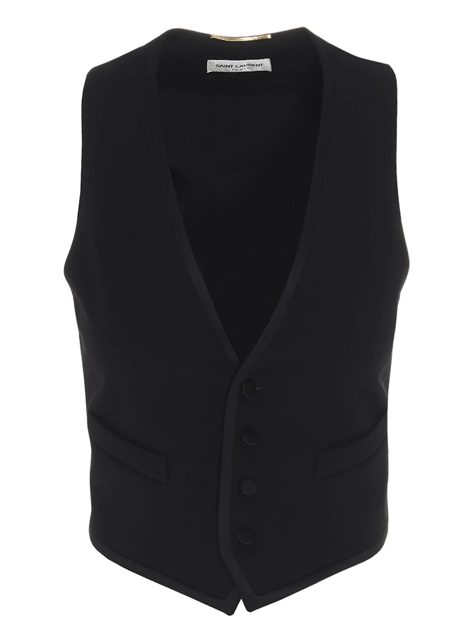 Short Tuxedo Gilet Black