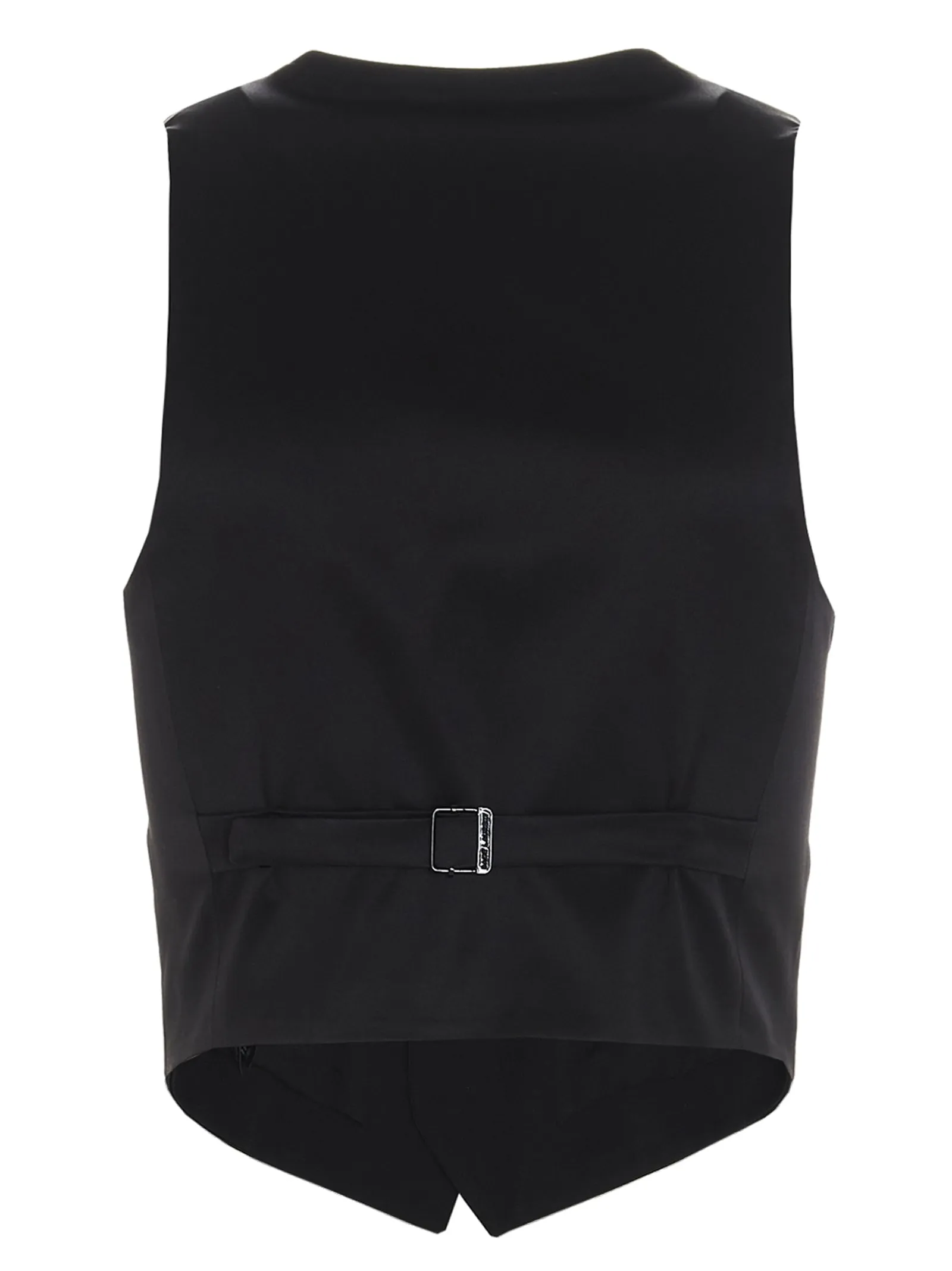 Short Tuxedo Gilet Black