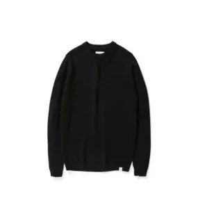 Sigfred Lambswool Sweater - Black