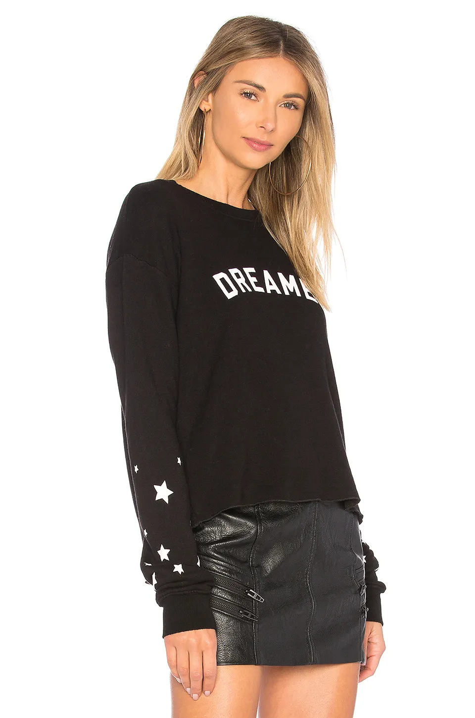 Spiritual Gangster Dreamer Arch Crop Sweatshirt