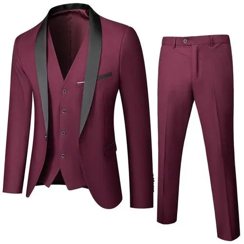 Suit 3 Pieces Slim Fit For Men With Style