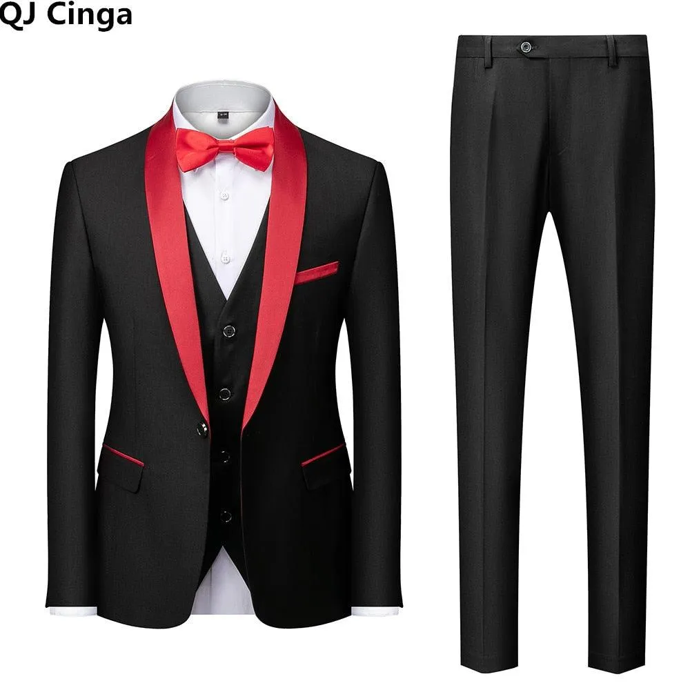 Suit 3 Pieces Slim Fit For Men With Style