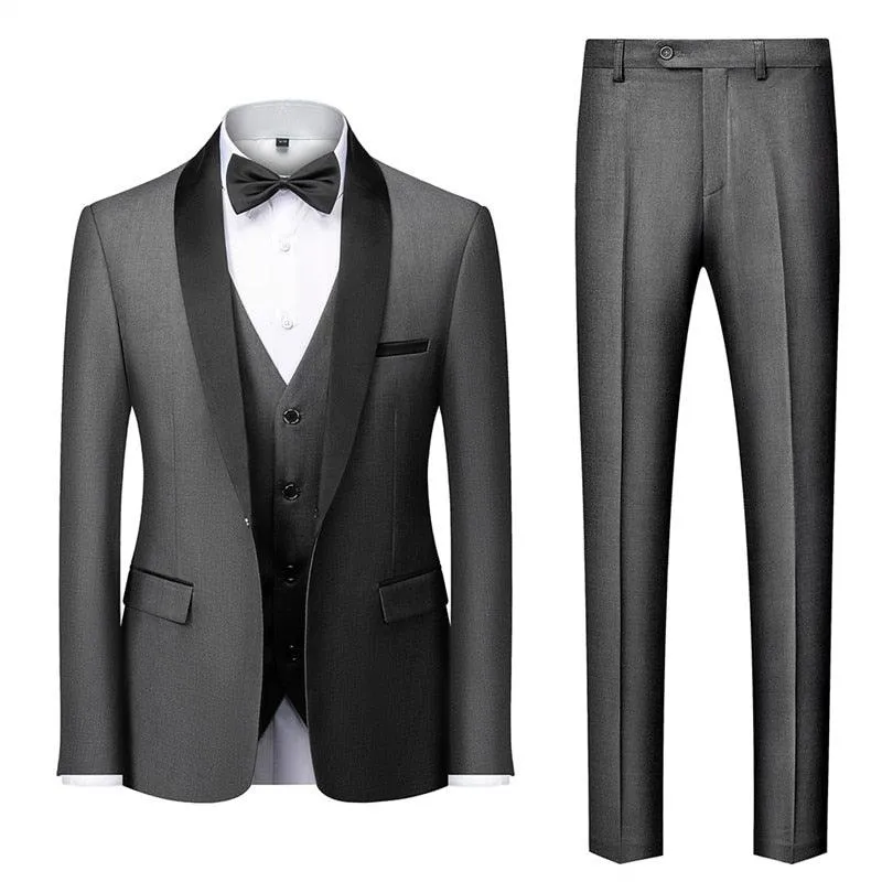 Suit 3 Pieces Slim Fit For Men With Style