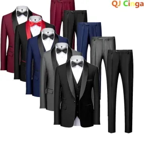 Suit 3 Pieces Slim Fit For Men With Style