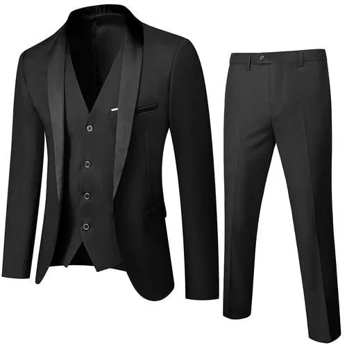 Suit 3 Pieces Slim Fit For Men With Style