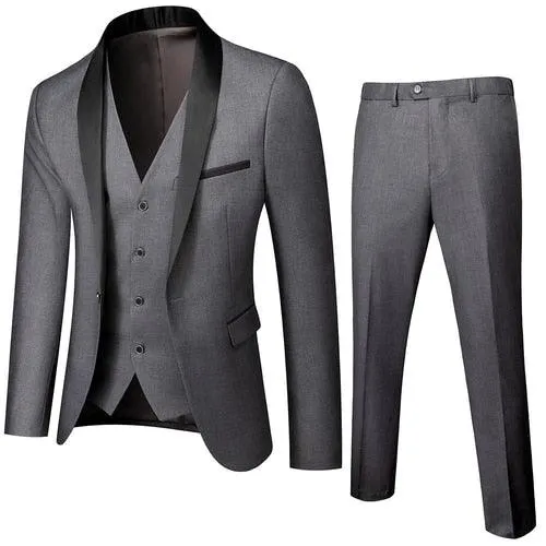 Suit 3 Pieces Slim Fit For Men With Style