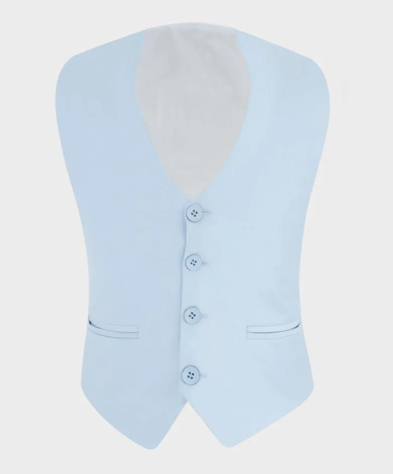 Suit for Boys: 5 Pieces Set Light Blue