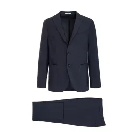 SUIT WITH SINGLE-BREASTED JACKET Man Blue navy