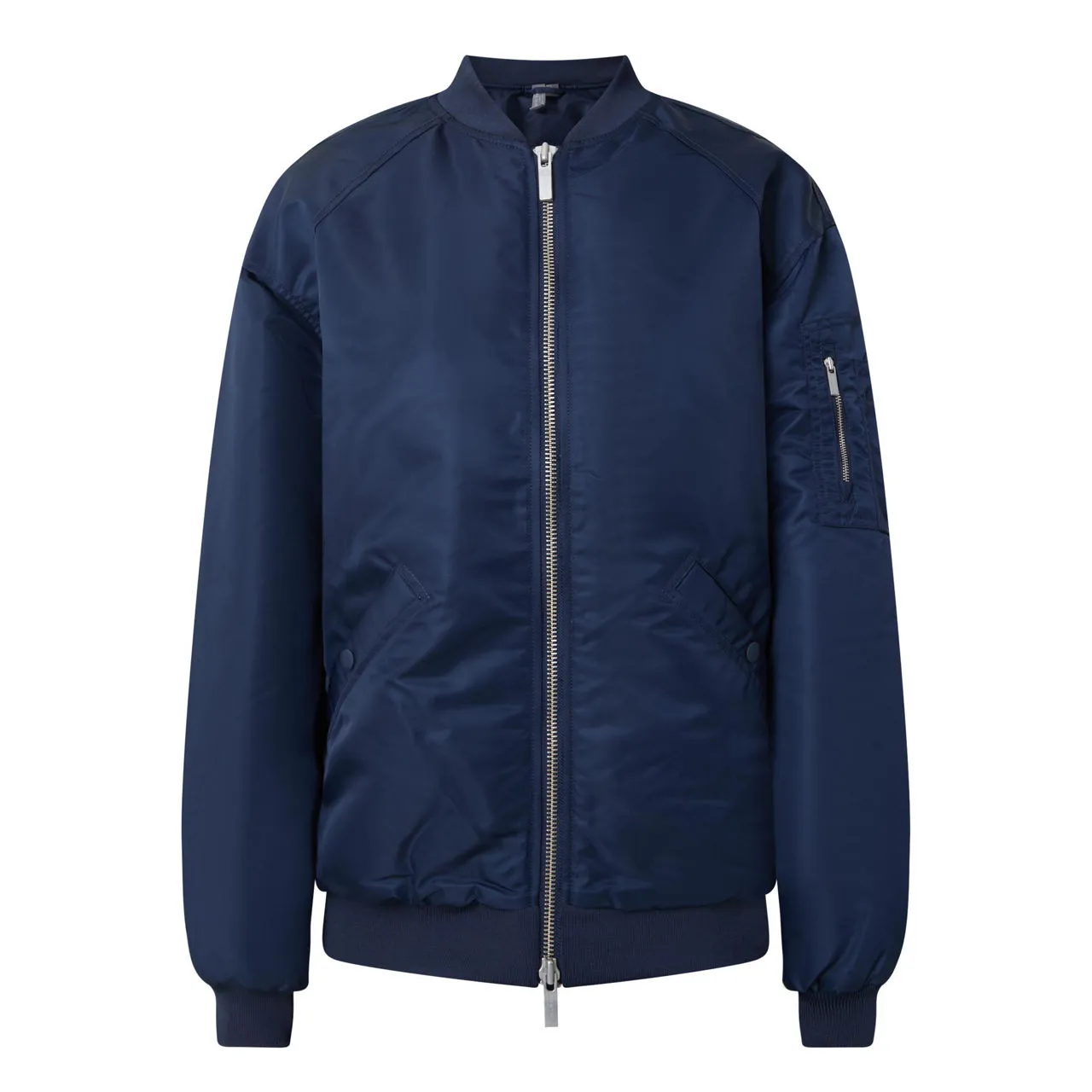 SWEATY BETTY Cityscape Bomber Jacket - Navy