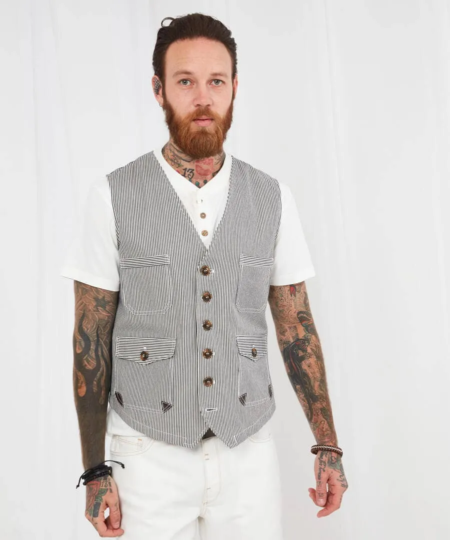 Terrific Tick Stripe Waistcoat