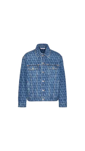 Toile Iconographe Print Denim Jacket - Blue