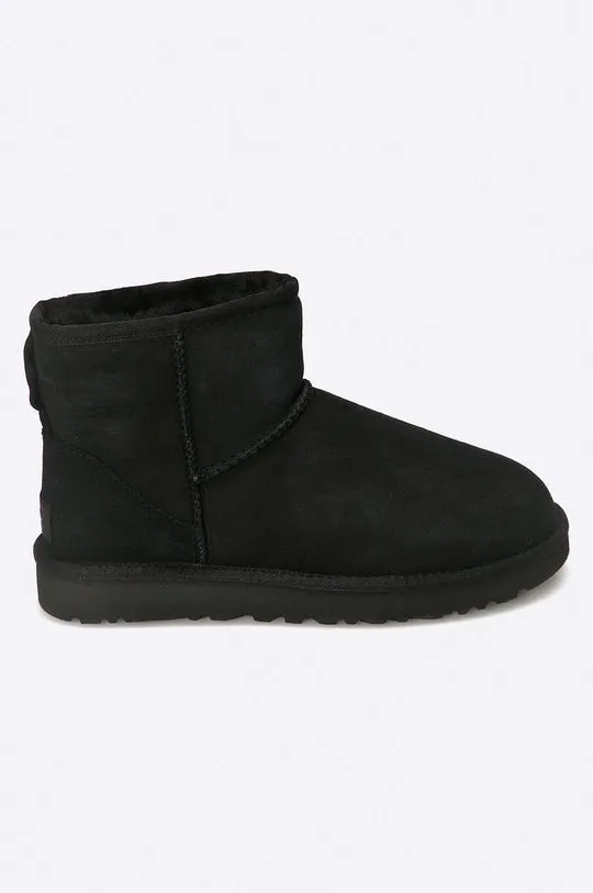 UGG suede snow boots women's black color