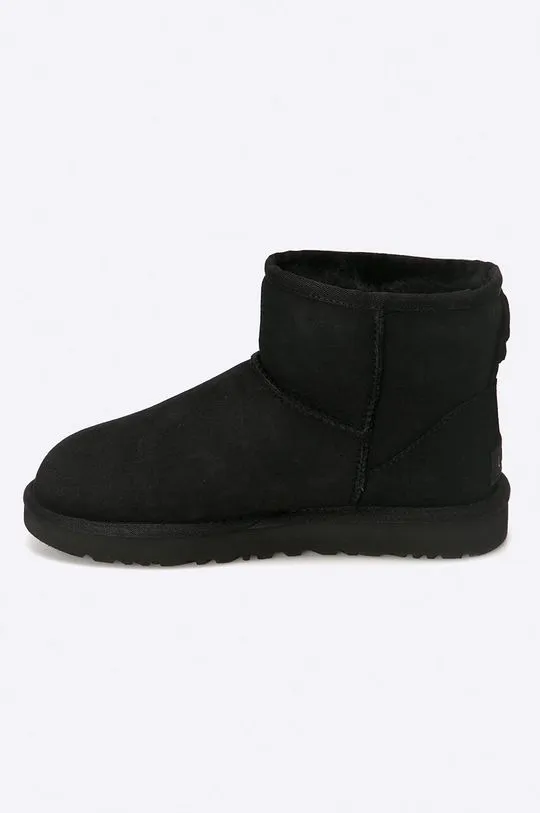 UGG suede snow boots women's black color