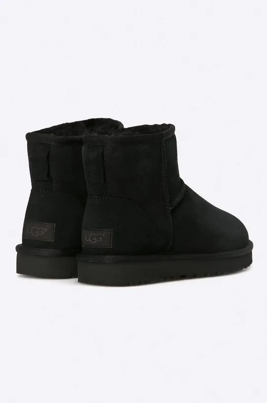 UGG suede snow boots women's black color