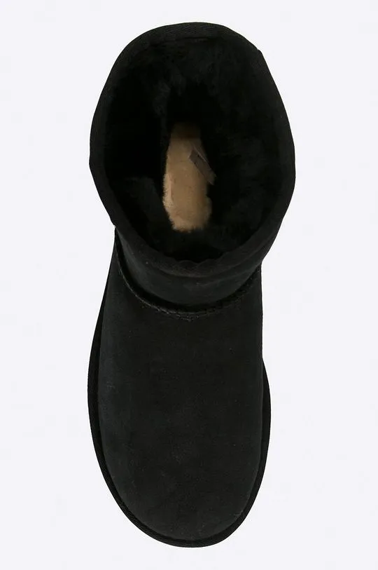 UGG suede snow boots women's black color