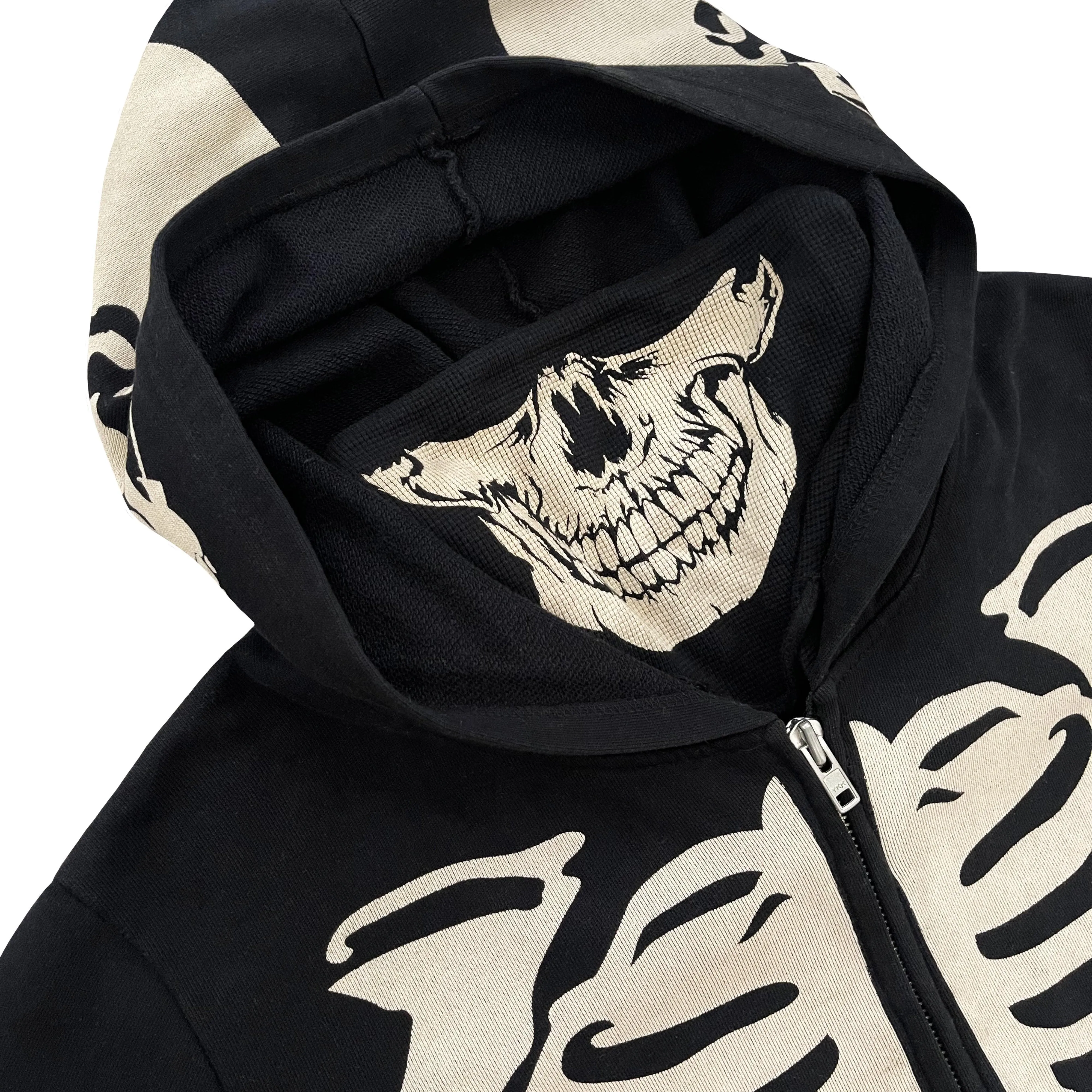 Vanson Leathers Skeleton Hoodie