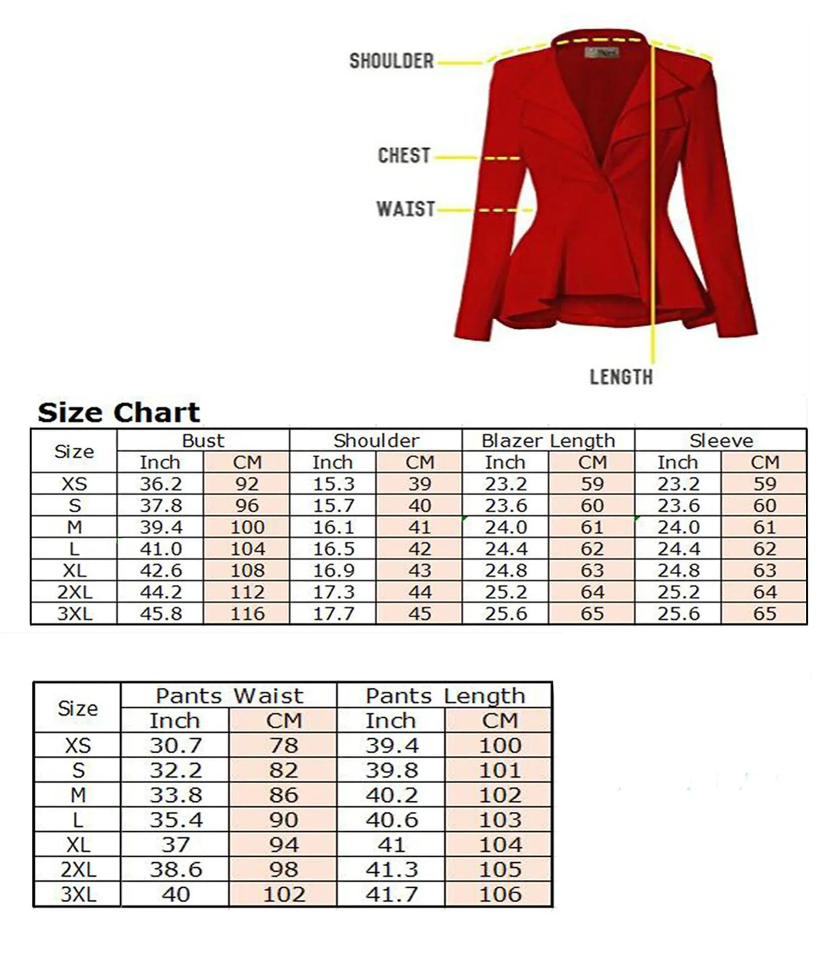 Women Pants Suit Business Slim Fit Suit Jacket 3-piece Party Tuxedo Blazer + Pants + Vest