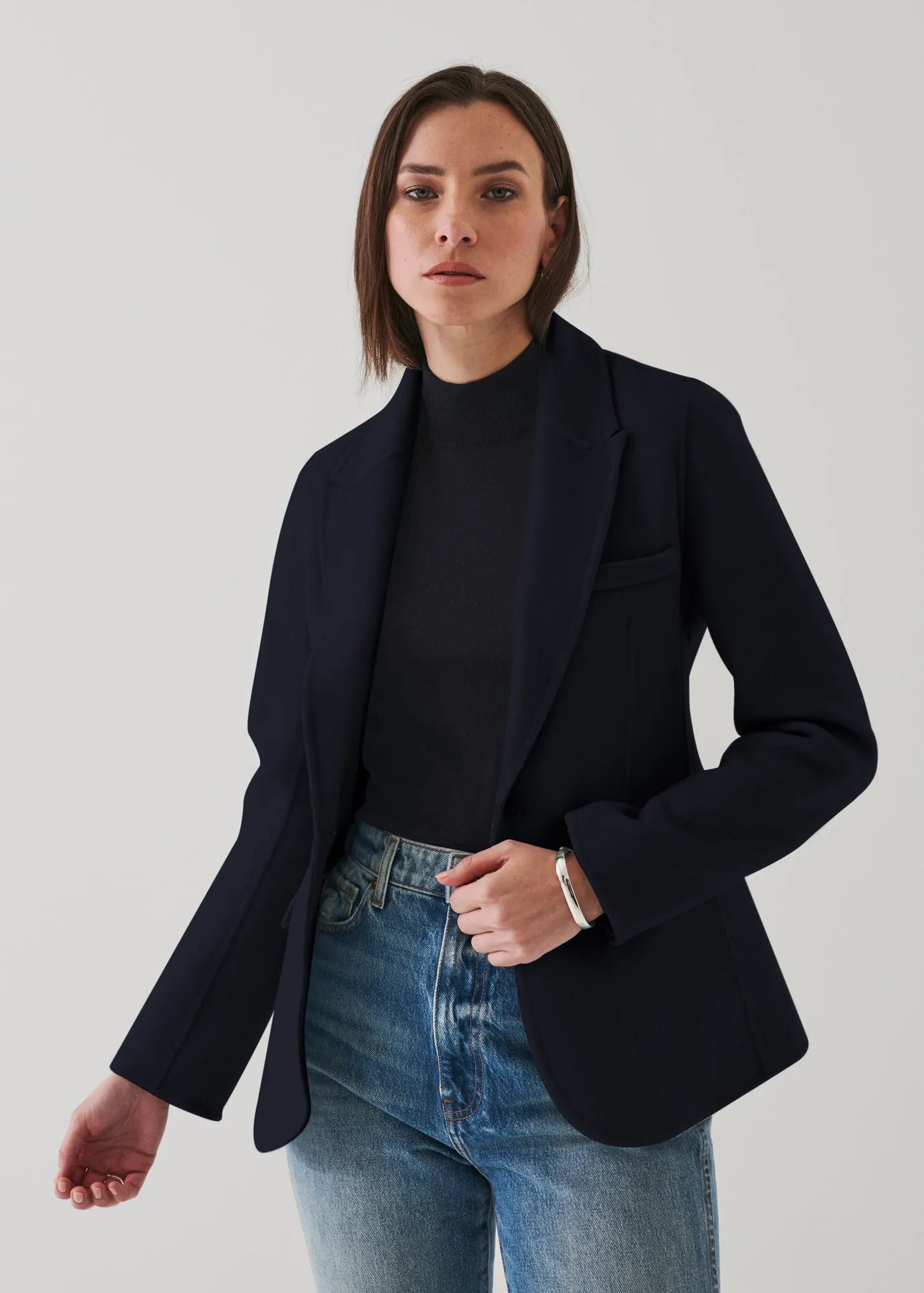 WOOL CASHMERE BLAZER