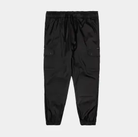 Woven Cargo Mens Pants (Black)