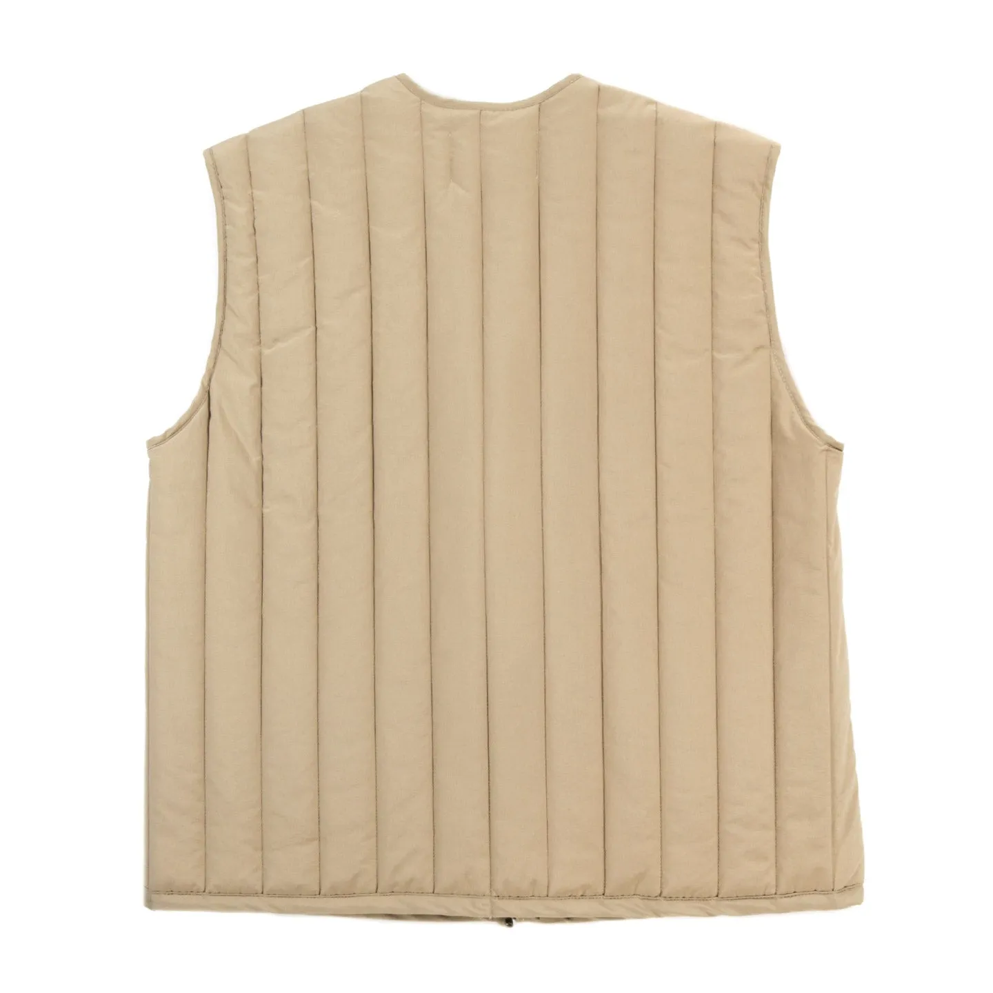 XENIA TELUNTS QUILTED GILET BEIGE